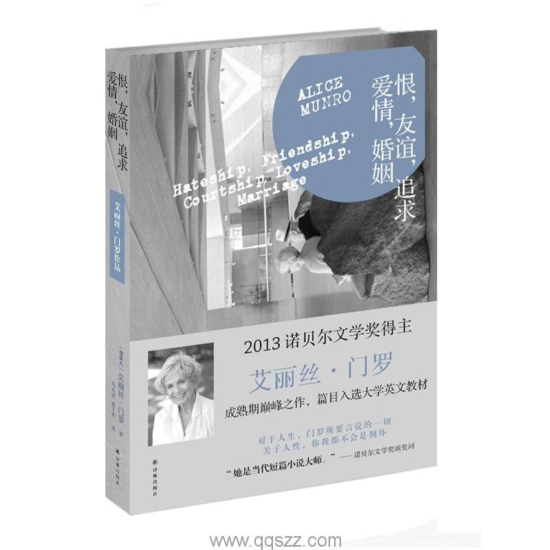 恨，友谊，追求，爱情，婚姻-艾丽丝·门罗 azw3,epub Kindle电子书下载